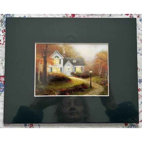 Vintage 1998 Thomas Kinkade Seasons Collection Set of 2 Deer Creek & Autumn - Picture 6 of 7